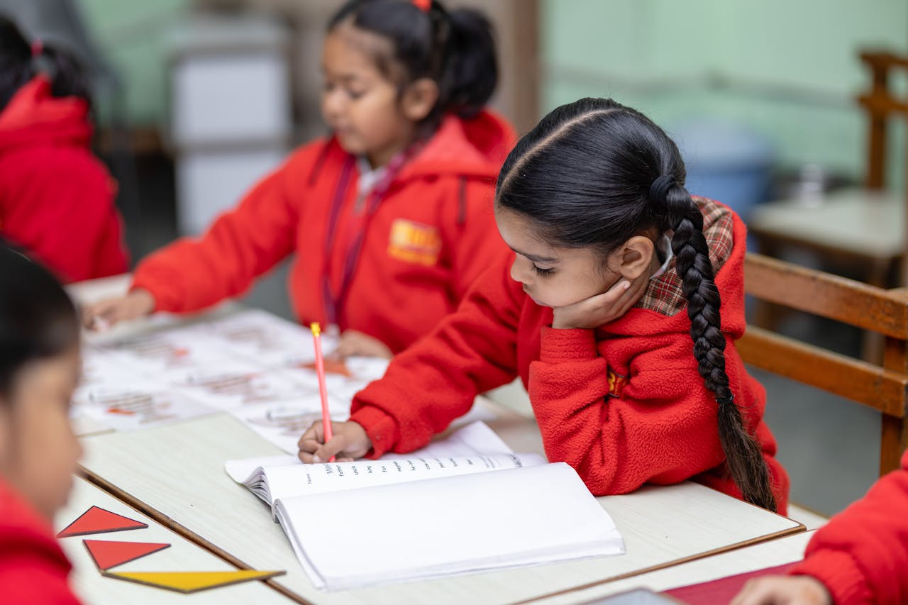 kinderen op school